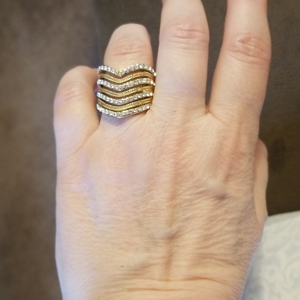 Gold color ring